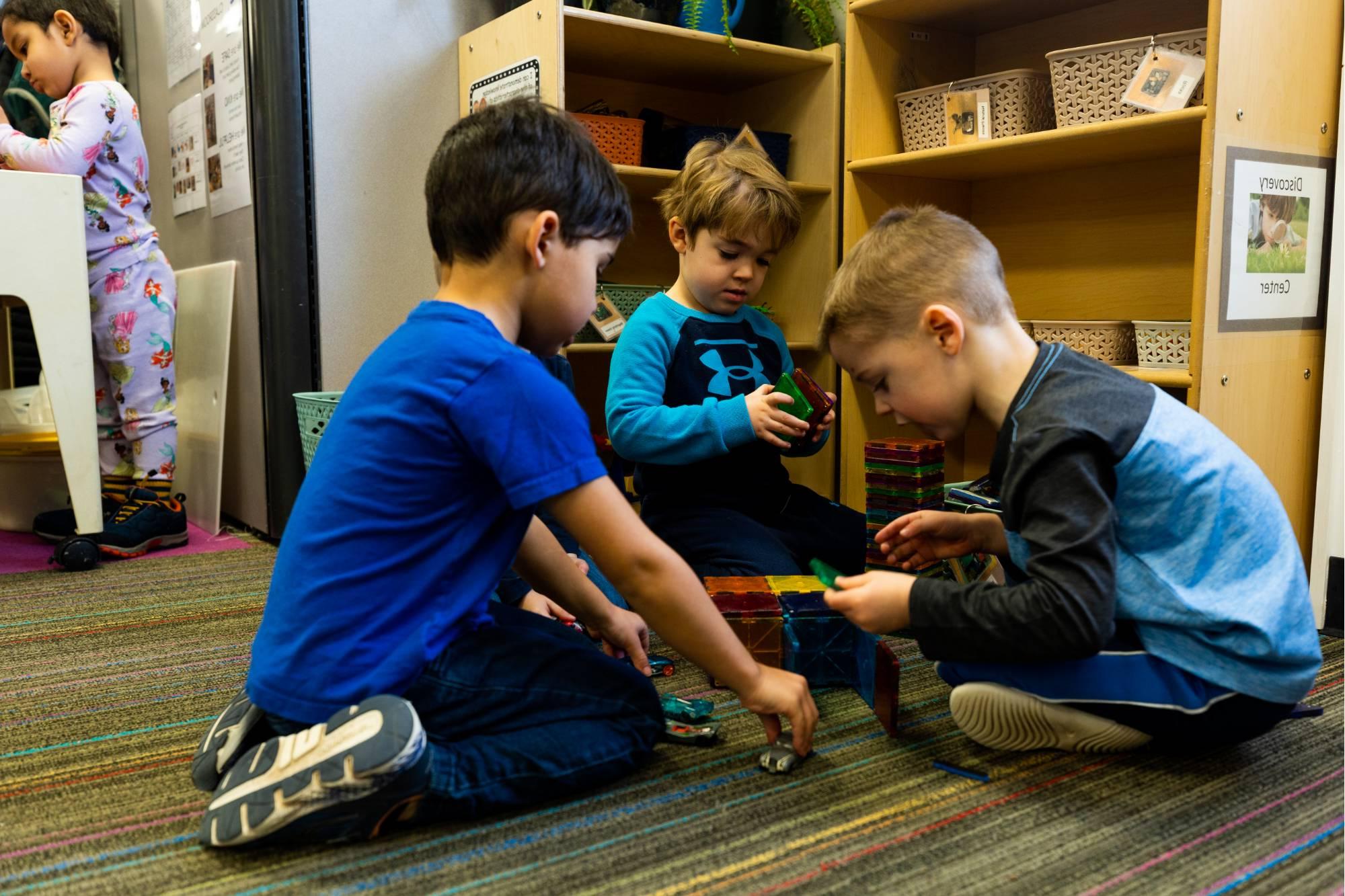 Children's Enrichment Center during playtime